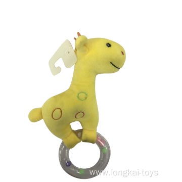 Yellow Deer Rattle Baby Toy